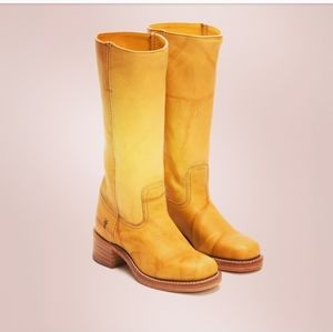Frye boots. Size 8. Campus 14L. Banana. #77050